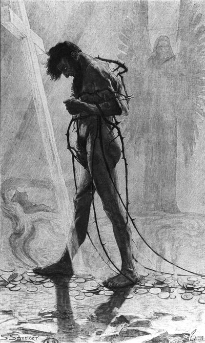 Giuda, 1896 da Sascha Schneider